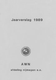 AWN Jaarverslag 1989