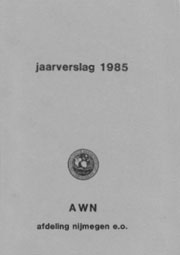 AWN Jaarverslag 1985